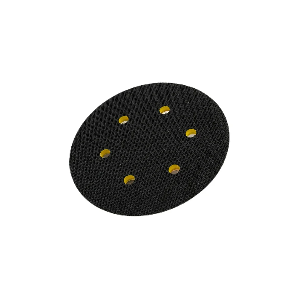 150mm 6 Holes Flocking Sanding Pad 6 Inch Adhesive Dual Action Random Orbital Sander Polishing Wheel Sandpaper Sucker