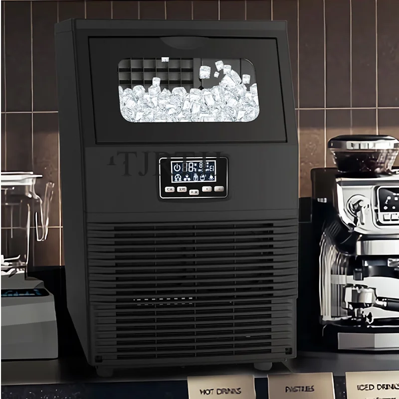 Ice maker Electric Square Ice Ice Cube Maker via Ice Scoop Automatic Mini Ice Making Machine For Bar Home Kitchen Office