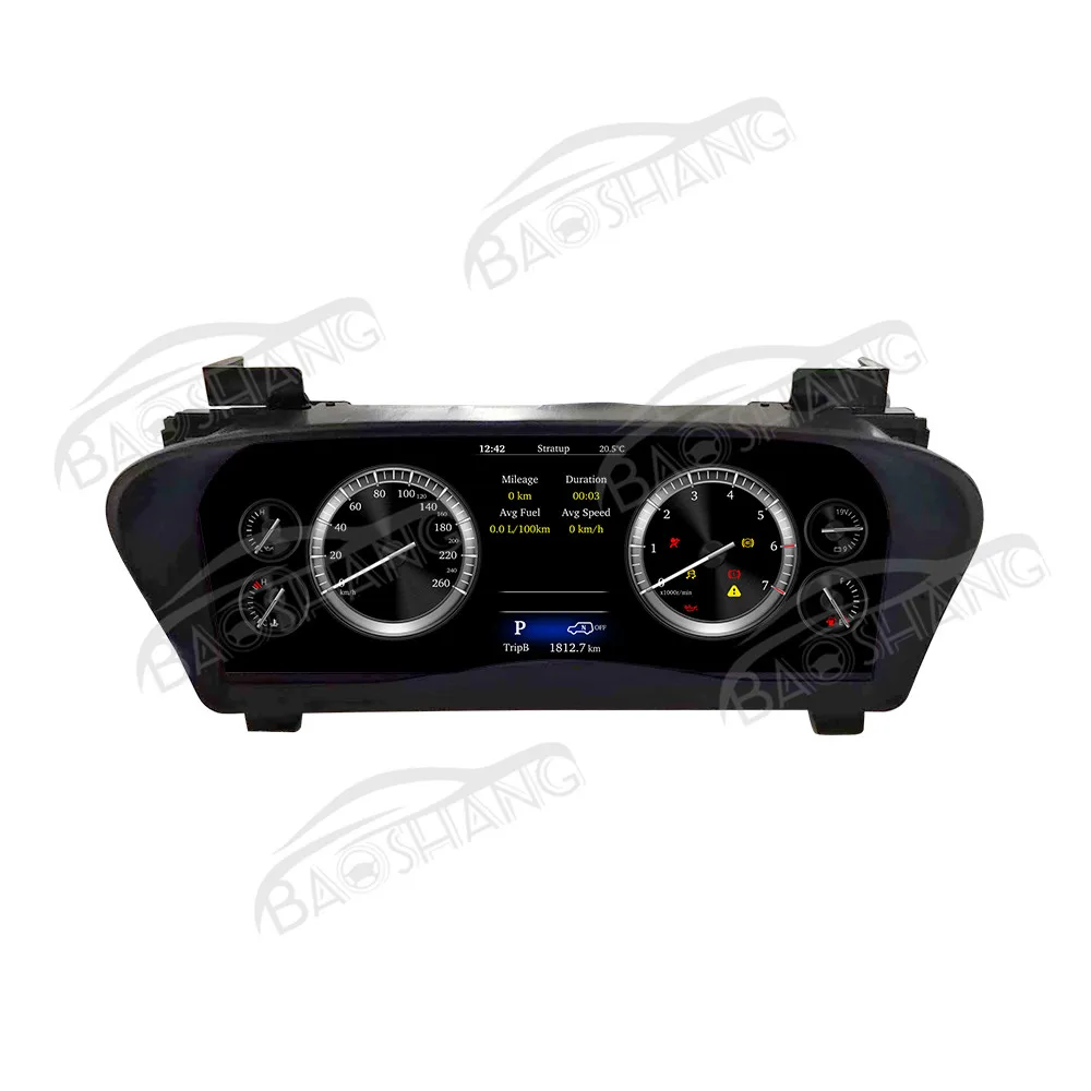 12.3'' Digital Cluster for Alphard 30 2015-2018 Car Odometer Dashboard LCD Instrument Panel Speed Meter Toy Cockpit