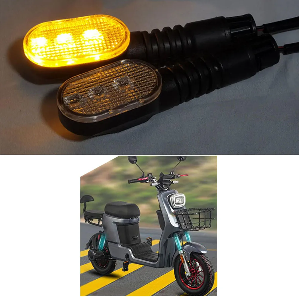 

Brand New High-quality Pair Ebike Light Electric Bicycle Ebike Taillight Rear Rack Lamp Tail Light Turn Signal