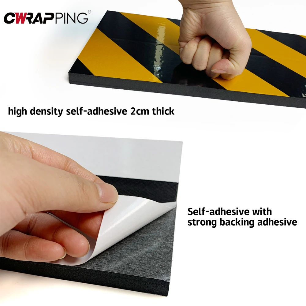 حامي باب السيارة رغوة حافة الوفير ذاتية اللصق عاكسة تحذير وقوف السيارات DIY بها بنفسك الحشو الآمن لملحقات ديكور السيارات