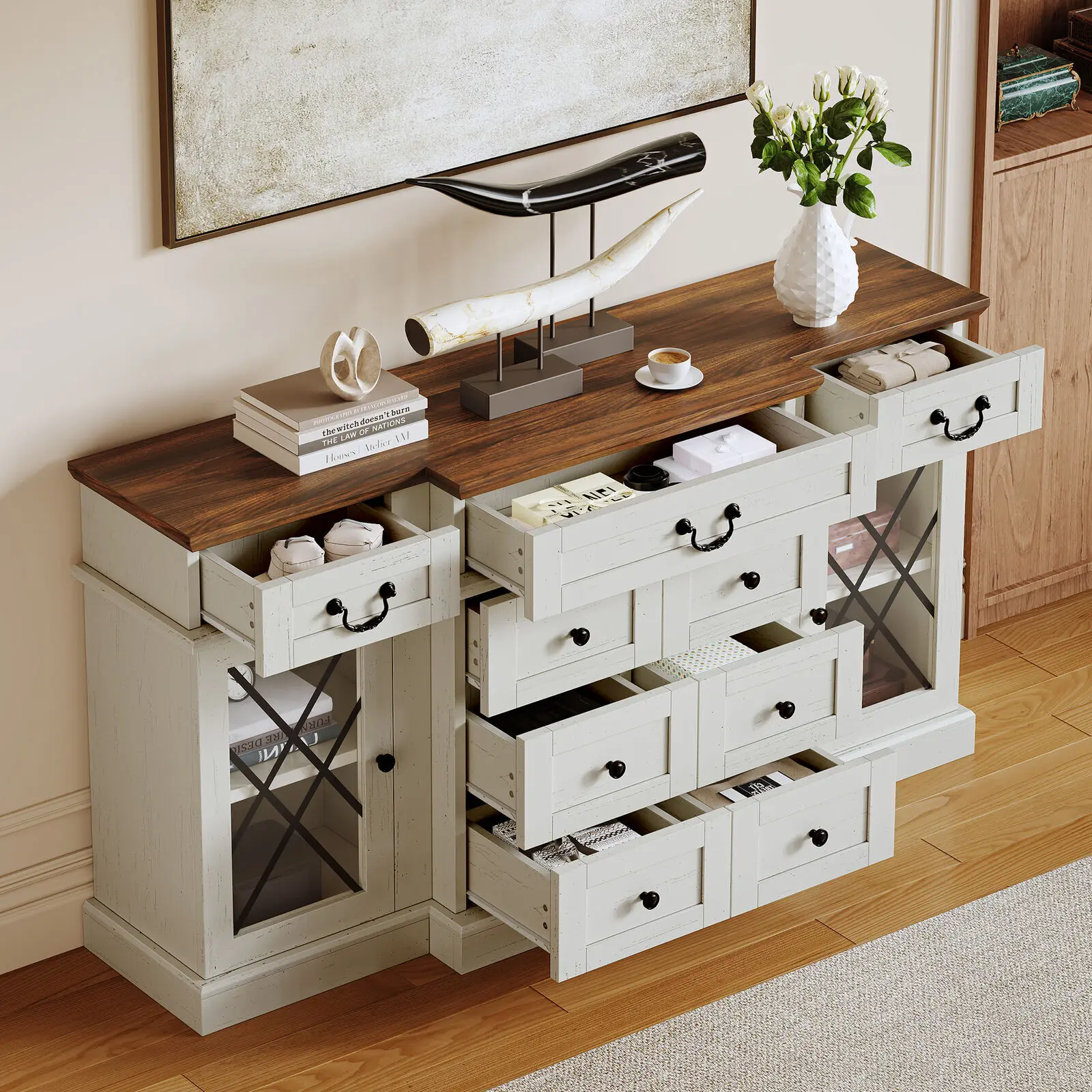 

TV Stands Buffet Sideboard Cabinet Coffee Bar Cabinet