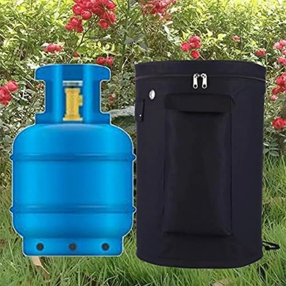 Durable Cylinder Cover Oxford Cloth Protective Shield Outdoor Camping Grill Gas Bottle Storage Case Breathable