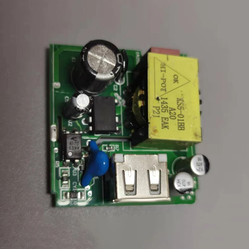 Placa adaptadora de corriente de interruptor 5V3A para monitoreo, placa de circuito de cargador de teléfono móvil USB