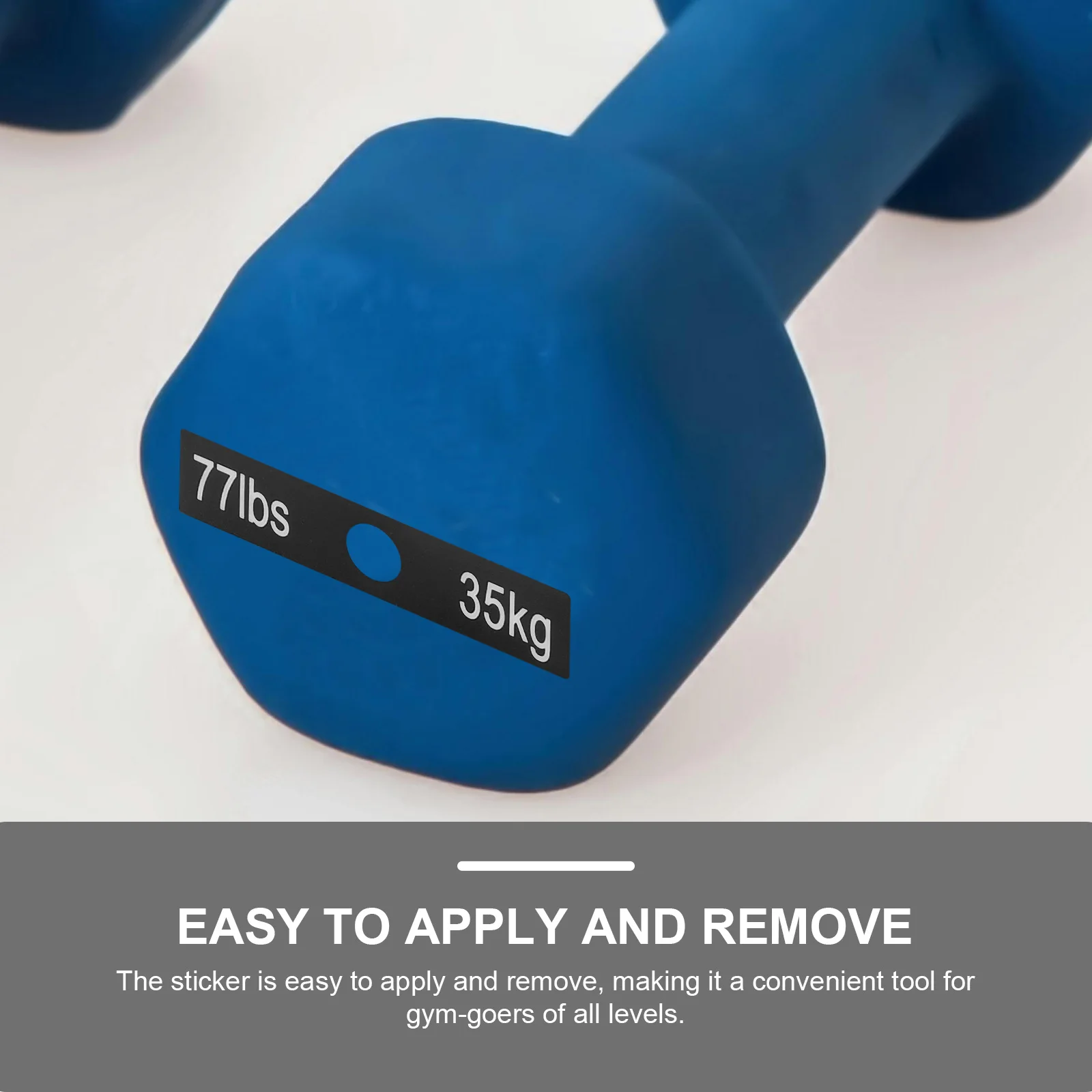 

1 Sheet Of Easy To Use Weight Sticker Labels For Fitness Equipment Identification Tags