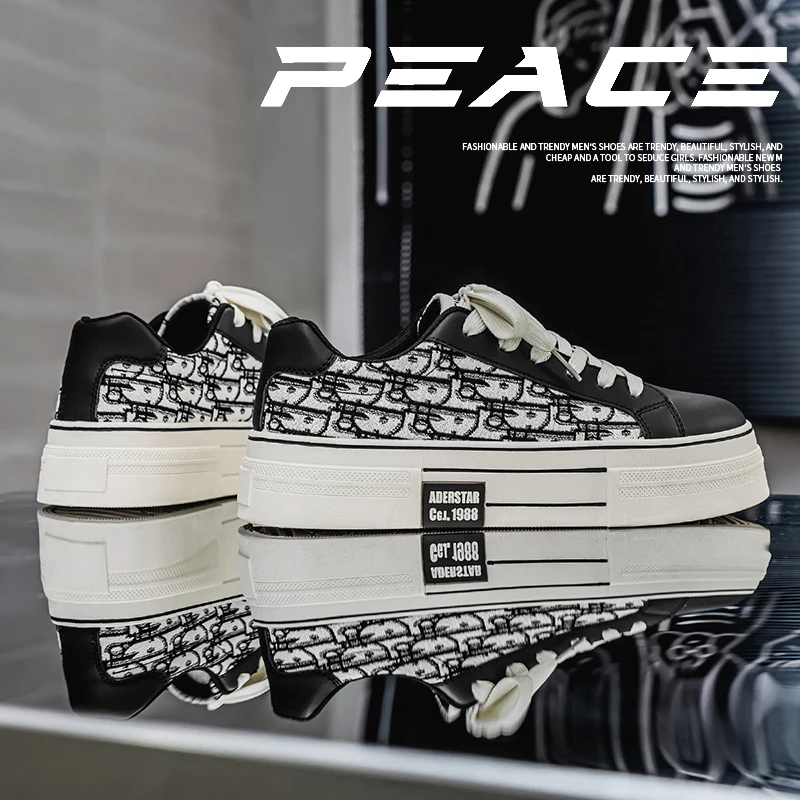 أحذية فلكنيز رجالية فاخرة أحذية رياضية كاجوال عصرية للرجال أحذية تزلج منخفضة الجودة للرجال أحذية رياضية ذات نعل سميك