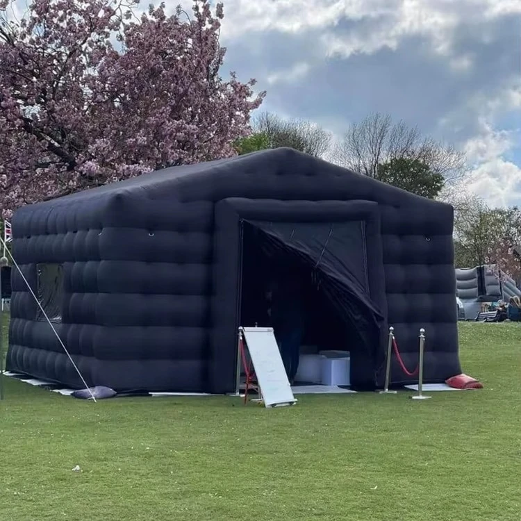 

Inflatable tent party disco light cube