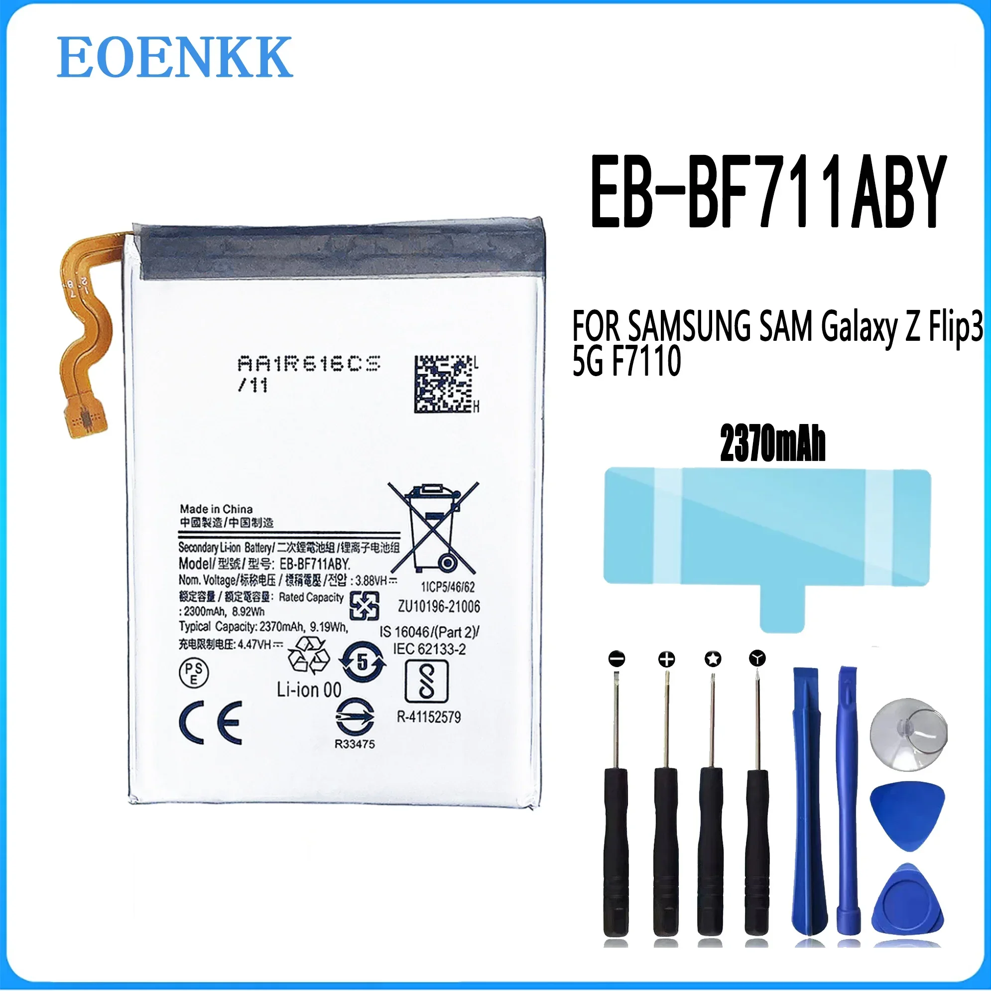 

EB-BF711ABY EB-BF712ABY Battery FOR Samsung SAM Galaxy Z Flip3 5G F7110 Repair Part high capacity Capacity Phone Batteries