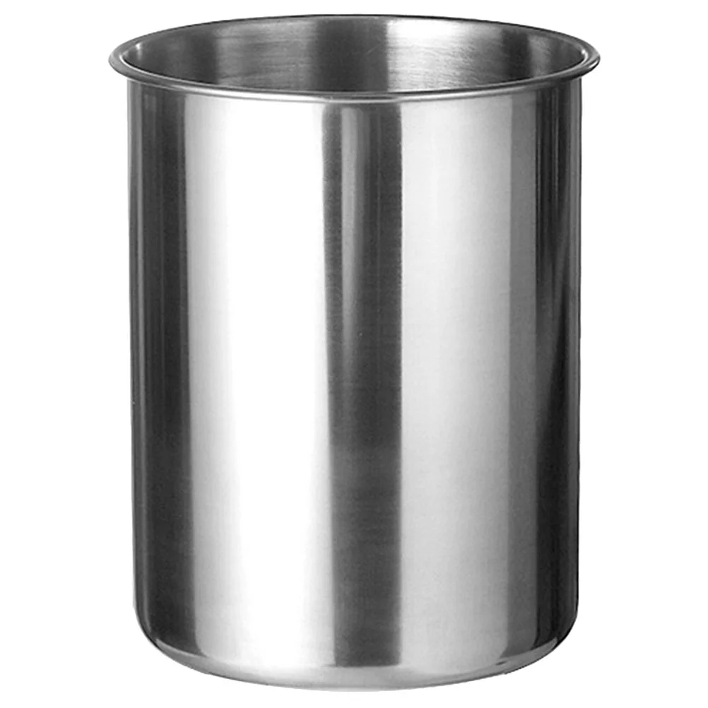 

Stainless Steel Ice Bucket Restaurant Metal Chiller Multipurpose Handheld Flower Container Cube Safe to Use