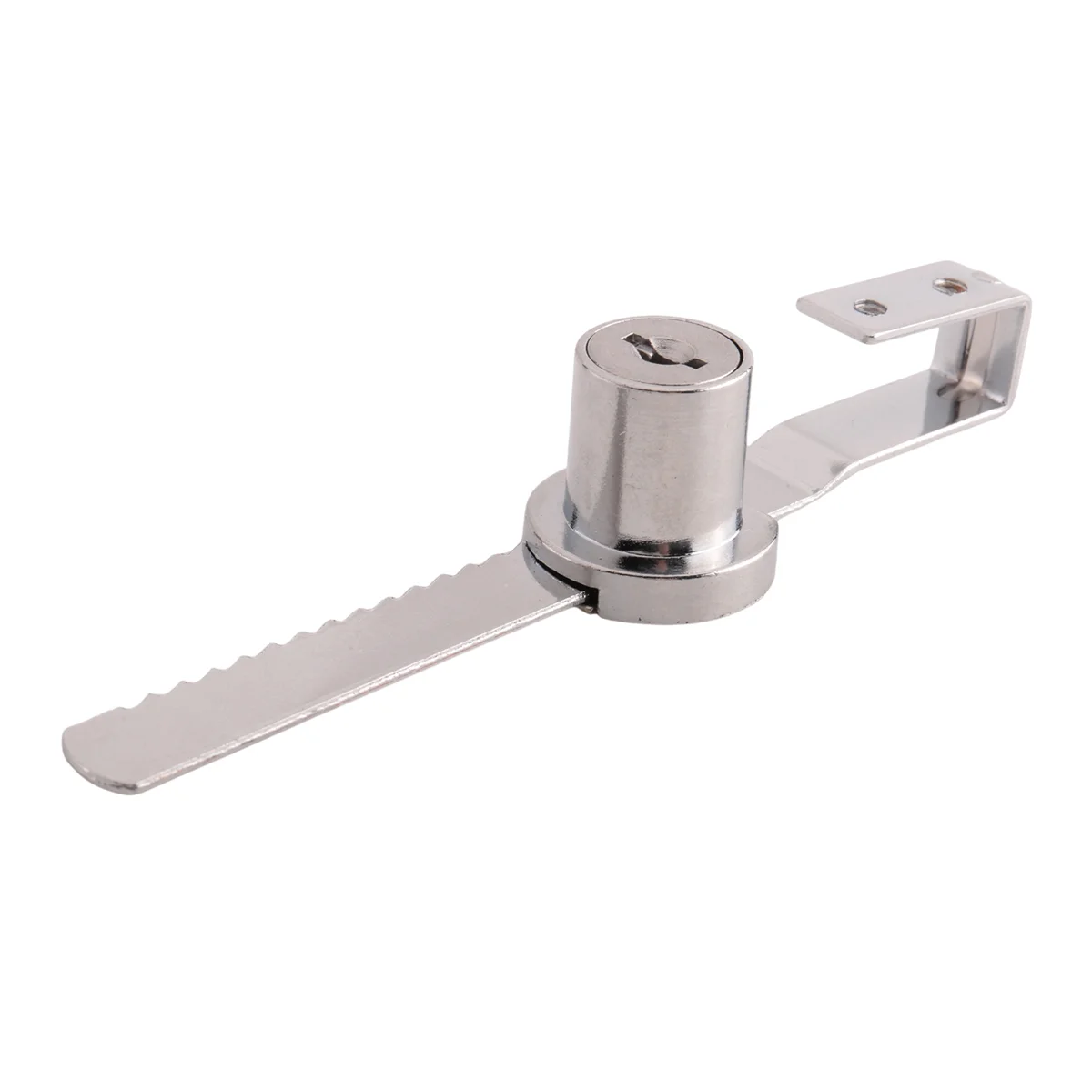 Fechadura para vitrine, porta de vidro deslizante, trava de segurança para armário de vidro com 2 chaves F