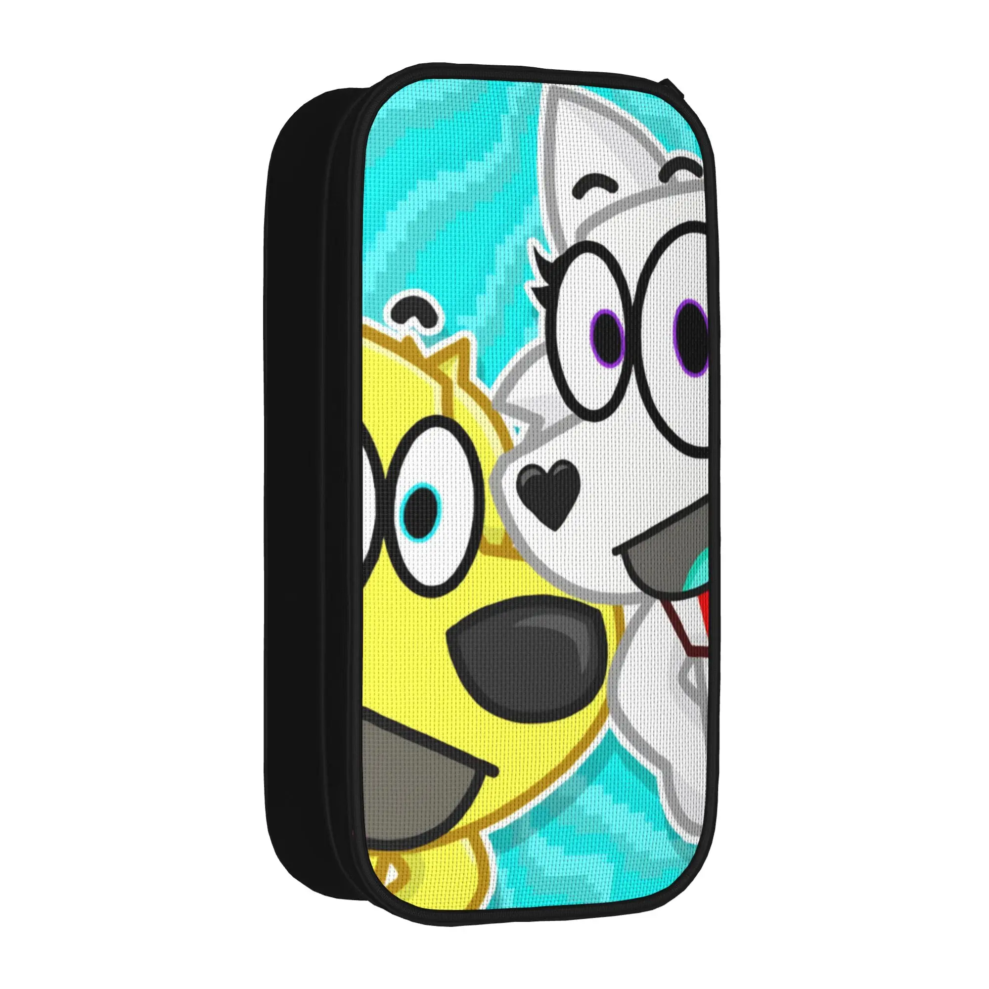 Tyler-Dog Cartoon Snowi-Fox Pencil Case Gaming Pencilcases Pen Box Student Large Storage Bag School Supplies Zipper Stationery