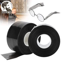 200pcs Disposable Glasses Leg Sleeve Cover Barber Hair Coloring Styling Tool Black Eyeglasses Protector Hairdressing Supplies