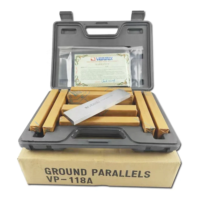 VERTEX ground parallels 18 pcs Vise parallel plate Used VP-118A for vise clamping workpiece parallel heigh