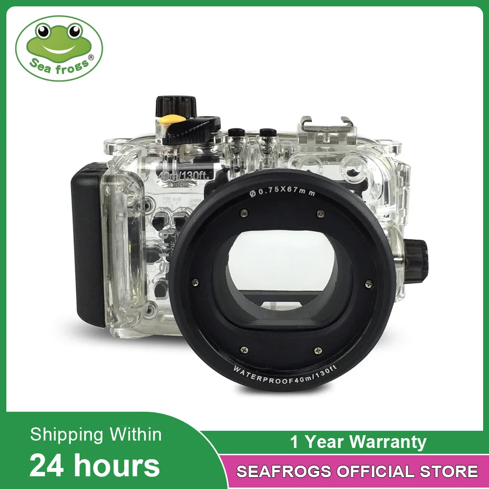 

For Canon S110 Camera Underwater Housing Waterproof Transparent Case Camera Function Control Cover Device + Scuba Diving Glasses