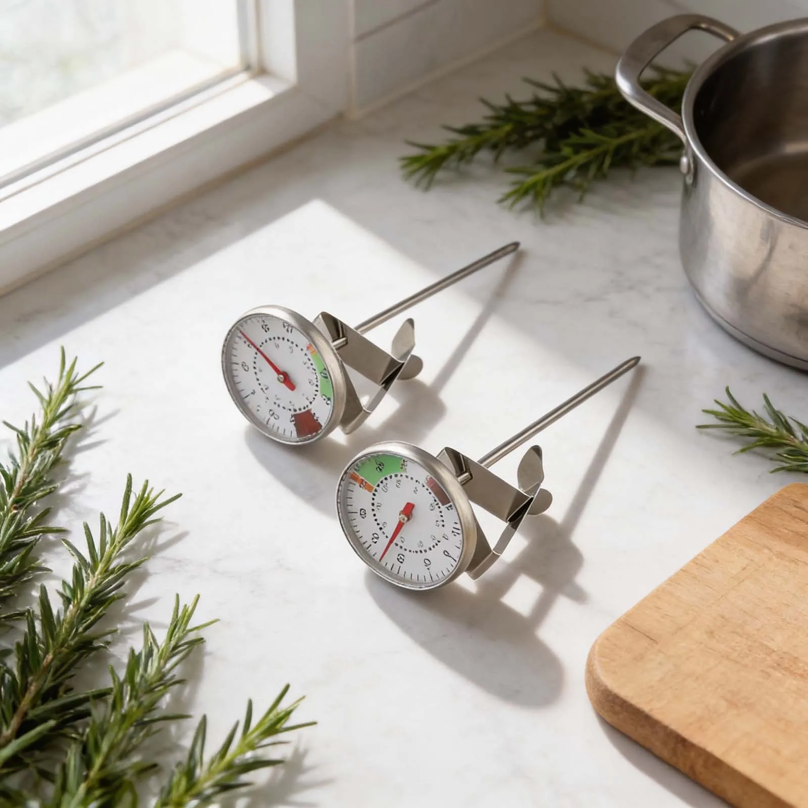 Steaming Thermometer Milk Frothing Thermometer Temperature Range 30 To 210 F Easy To Clean Design Food-grade Stainless Steel