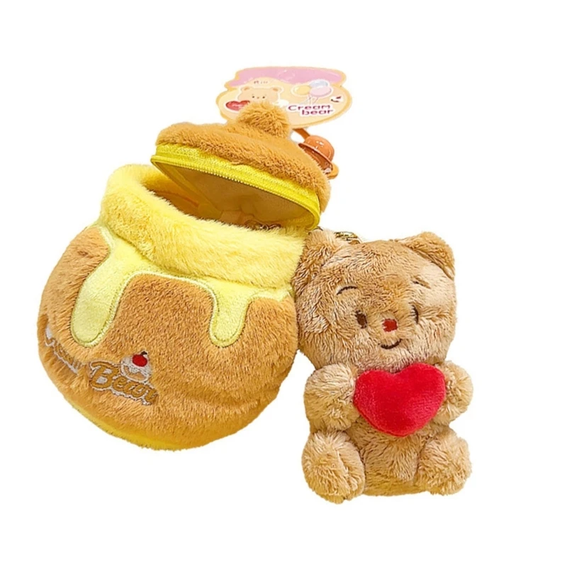 Sweet Bear Jar Figuur Sleutelhanger Cadeau Klasse Prijzen voor studenten Schooltas