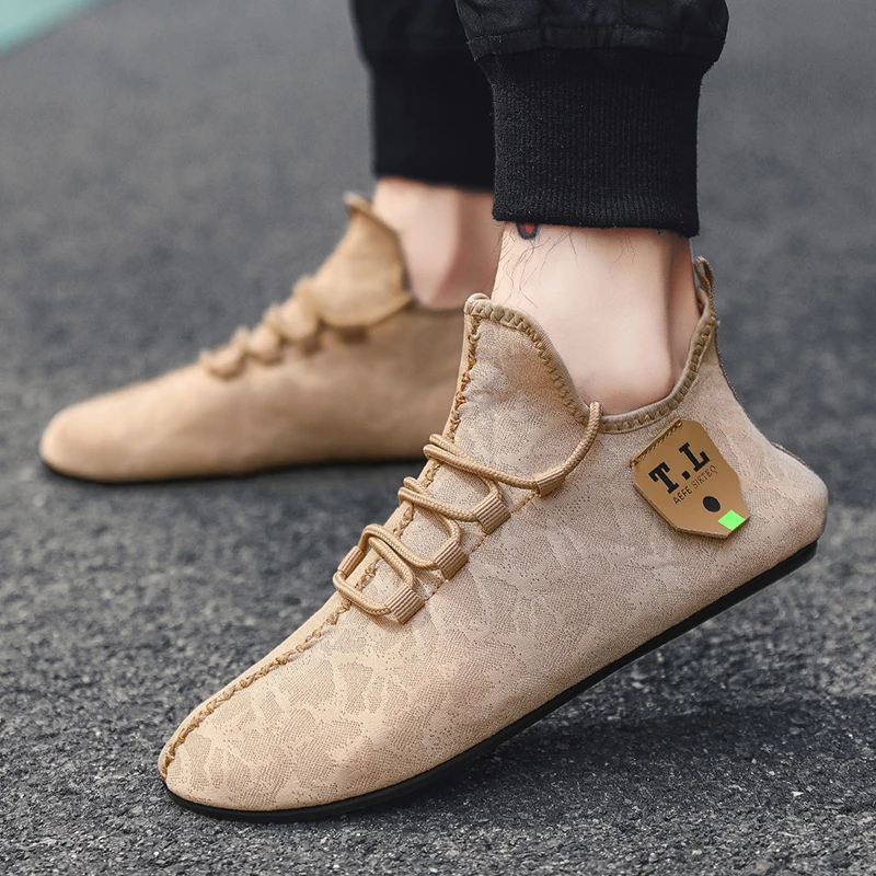 Maedef Sommer Herren schuhe Mesh weiche bequeme hochwertige Wohnungen Walking Man Schuhe Outdoor atmungsaktive Anti-Rutsch-Freizeit schuhe – Detail 38
