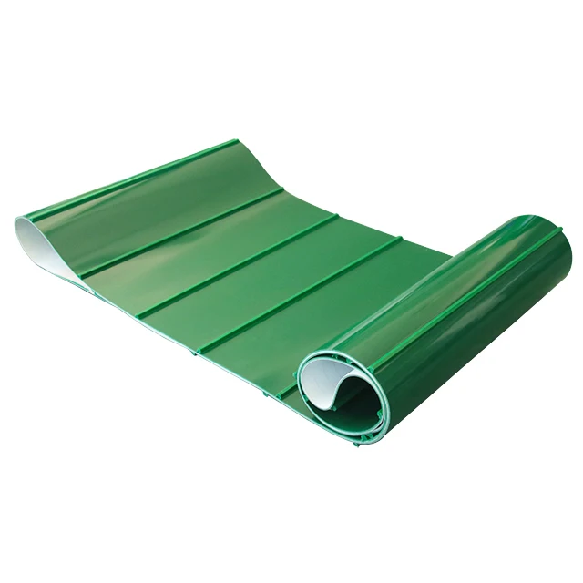 Factory direct sales green PVC customizable width food grade conveyor belt snack processing conveyor belt