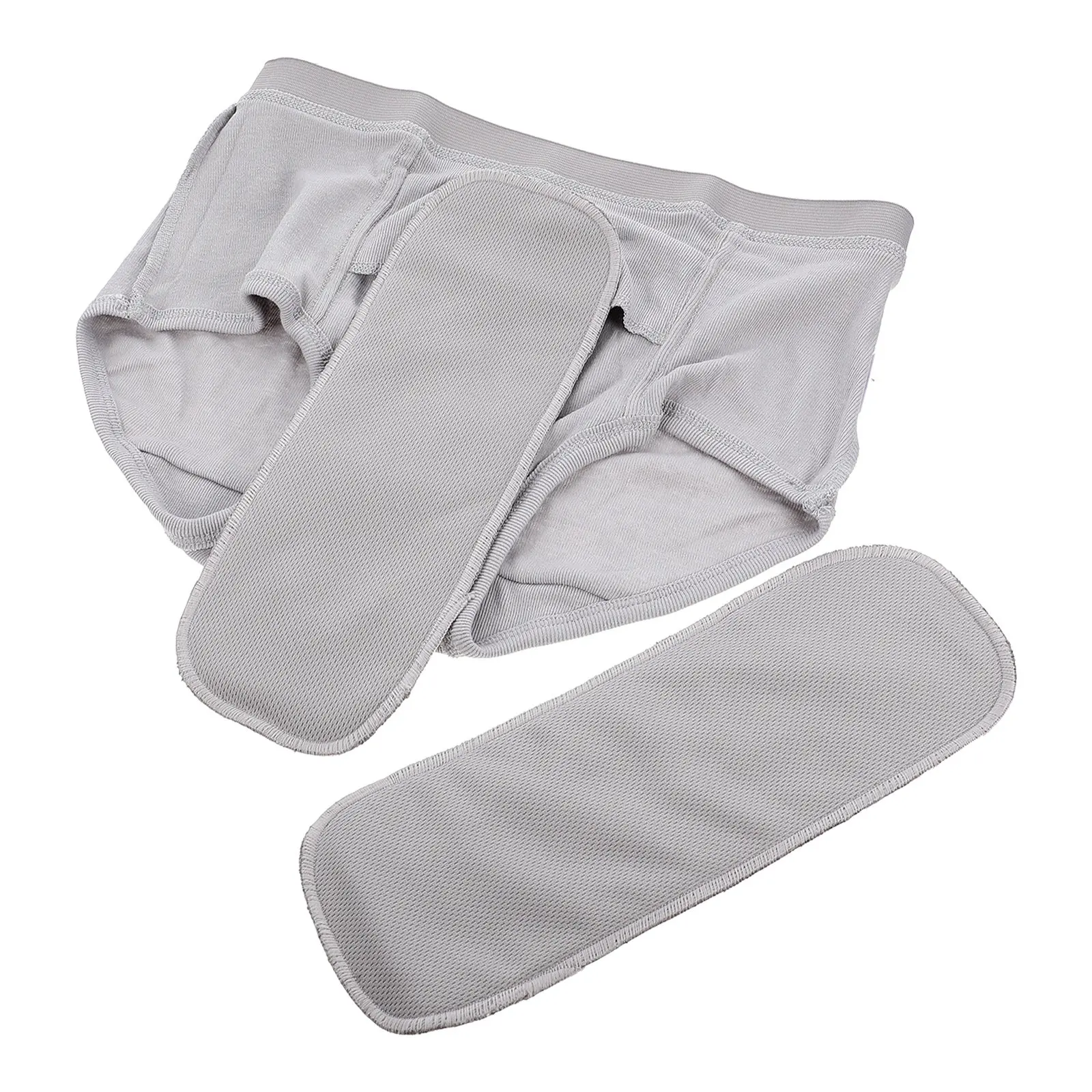 Leakproof Adult Cloth Diaper Reusable Soft Breathable Elastic Waist Leg Cuffs for Men Women Elderly Teenagers Post Surgery