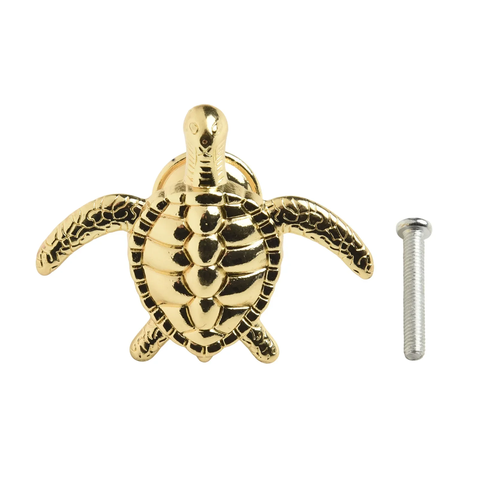 Children Room Decor Tortoise Knobs Playroom Accessory Versatile For All Ages Multi-layer Plating Tortoise Shape Door Knobs