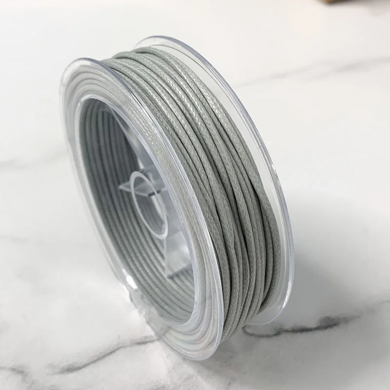 0.5/1/1.5/2/3MM LineWaxed Cord Cotton Thread String Strap Necklace Rope Bead Bracelet for DIY Jewelry Making Supplies image 4
