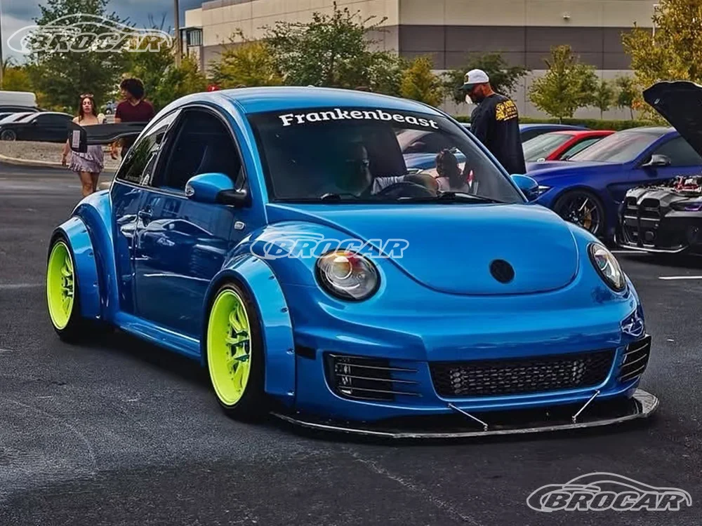Für 1998-2020 Volkswagen Beetle GEN 2 3 GT-Style Hochwertiger FRP-Material Silberner oder Roter Heckspoiler Kofferraumflügel
