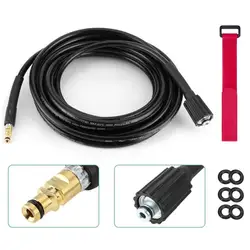 10M 15M High Pressure Washer Hose Pipe Cord Water Cleaning Hose for Karcher Pressure Washer Sink