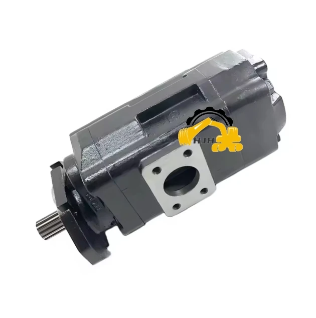 Hydraulic Double Gear Pump HSP2C080/2C040RC  Motor Hydraulic Pump 106 tons MINING TRUCKS  double pump