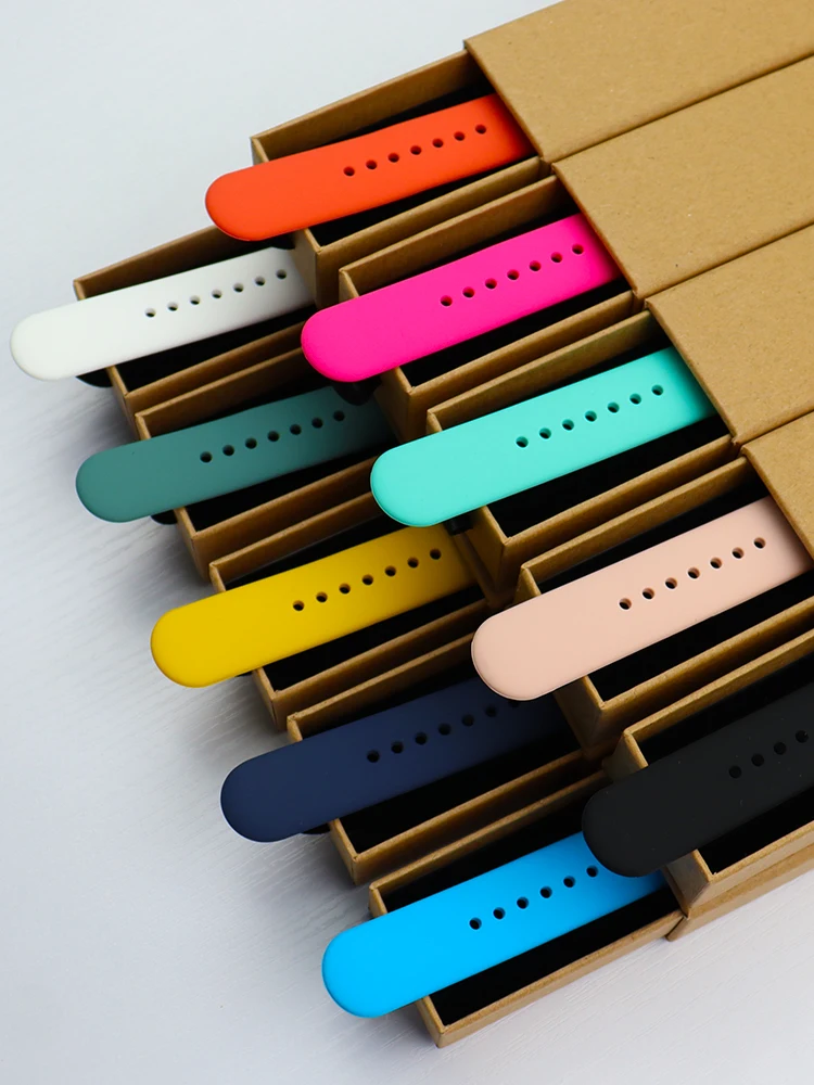 Bracelet en silicone pour Apple Watch, Bracelet dehors, Correa, iWatch Series Ultra, 8, 7, SE, 6, 5, 4, 3, 45mm, 41mm, 44mm, 40mm, 49mm, 42mm, 38mm