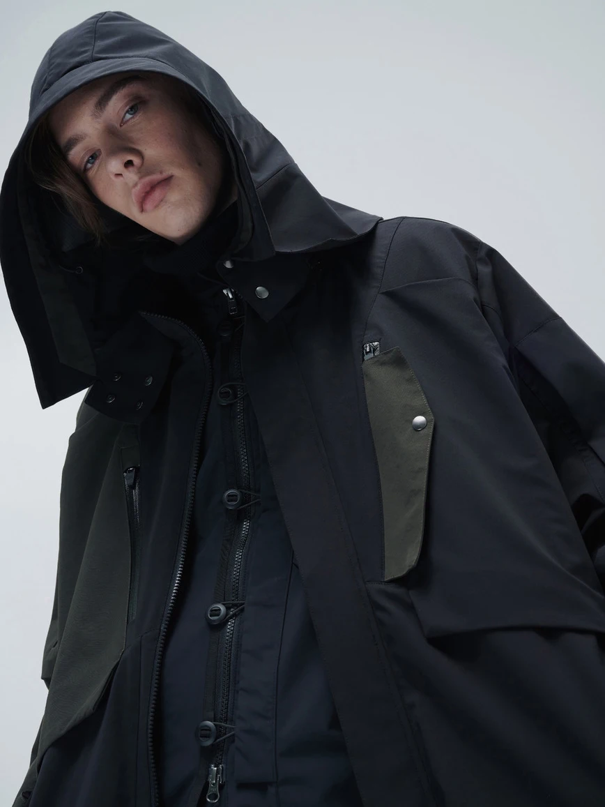 REINDEE LUSION 0141 2-IN-1 WATERPROOF RECONNAISSANCE JACKET TECHWEAR DARKWEAR STREETWEAR URBANOUTDOOR