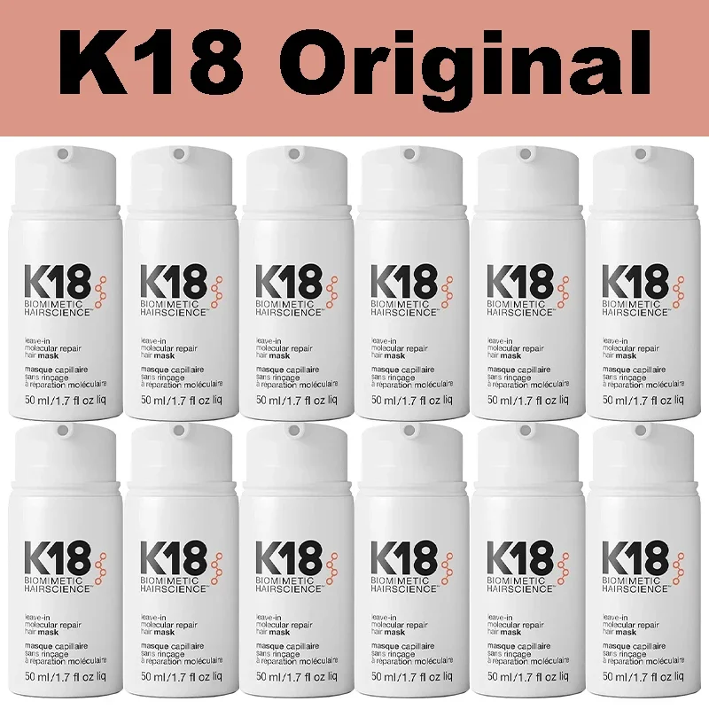 

150ml/50ml K18 Leave-in Molecular Hair Mask Original Repair Molecular Damaged Dry Frizz 4-minute Care Moisturizing Treatment