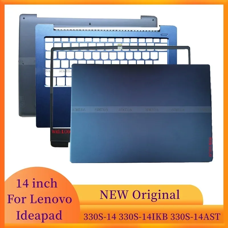 Blu per Lenovo Ideapad 330S 330S-14 330S-14IKB 330S-14AST Cover posteriore LCD per Laptop/cornice anteriore/poggiapolsi/custodia inferiore