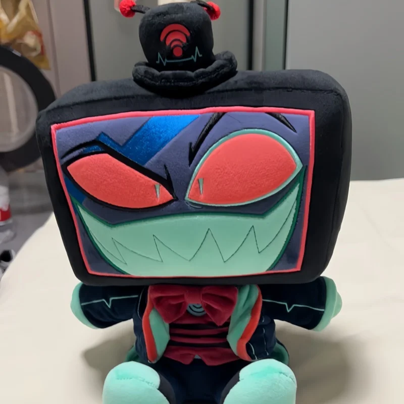 

Hot 30cm Hazbin Hotel Anime Plush Doll Stuffed Adorable Toy Bag Keychain Collectible Anime Peripherals Pillow Halloween Gift