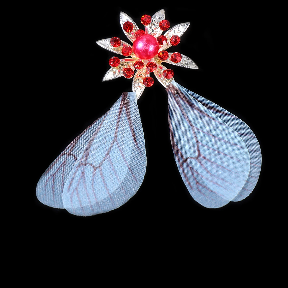 

20 Pcs Artificial Dragonfly Wing Decorations for Earrings Brooch Handmade Supplies Jewelry Accessories Durable Novel Design