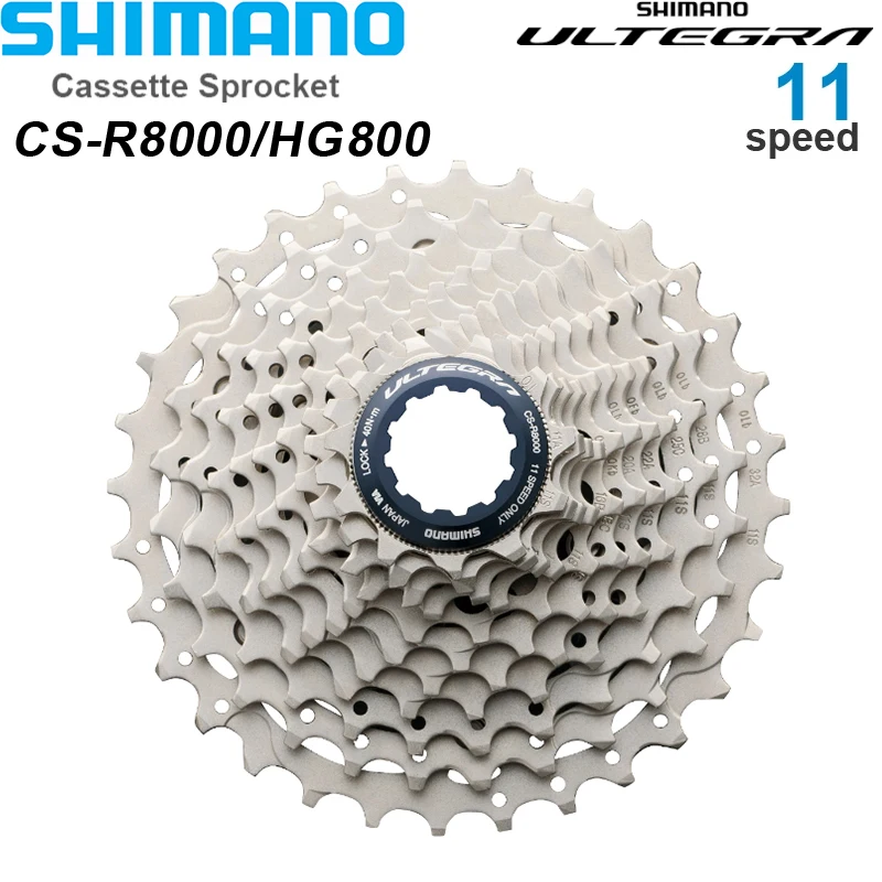 SHIMANO ULTEGRA R8000 11 Speed Road Cassette Sprocket CS-R8000 11-28T 11-30T 11-32T HG800 34T Road Bike Cassette Bike Parts