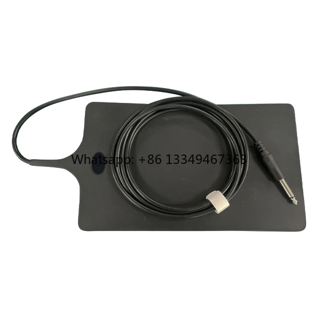 

In Stock Medical Supplies Reusable Silicone Electrosurgical Patient Plate Grounding Pad with Cable (HIFI) Diathermy Pad Hot Sal