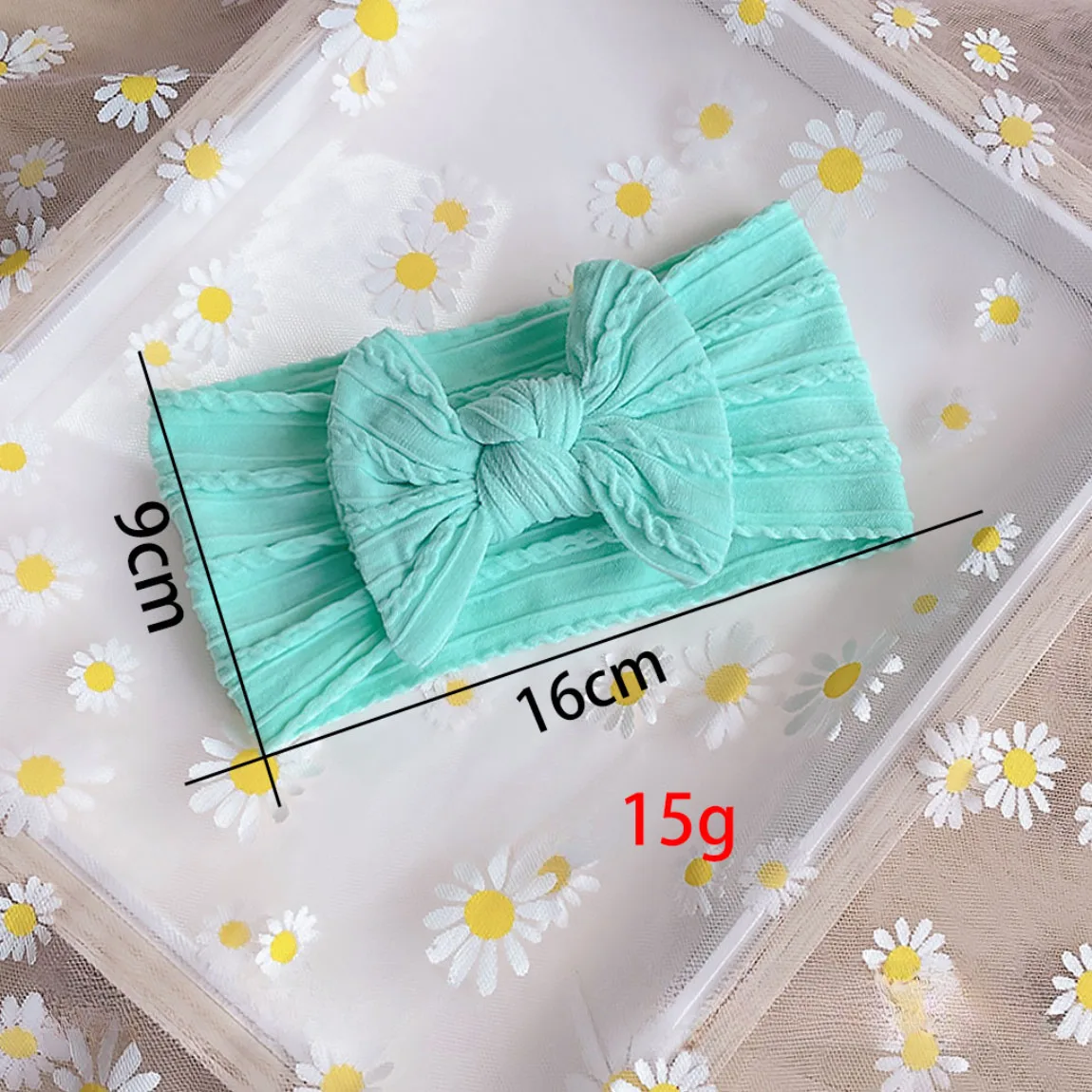 5Pcs Cute Bows Baby Headband Soft Elastic Baby Girl Hair Bands For Newborn Infant Turban Headwear Baby Hair Accessories