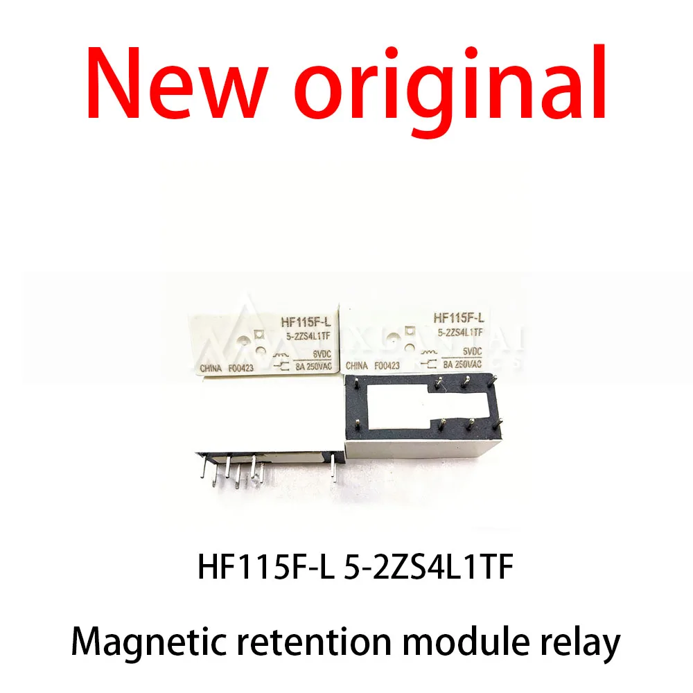 

1Pcs/Lot New original HF115F-L 5-2ZS4L1TF Magnetic retention module relay