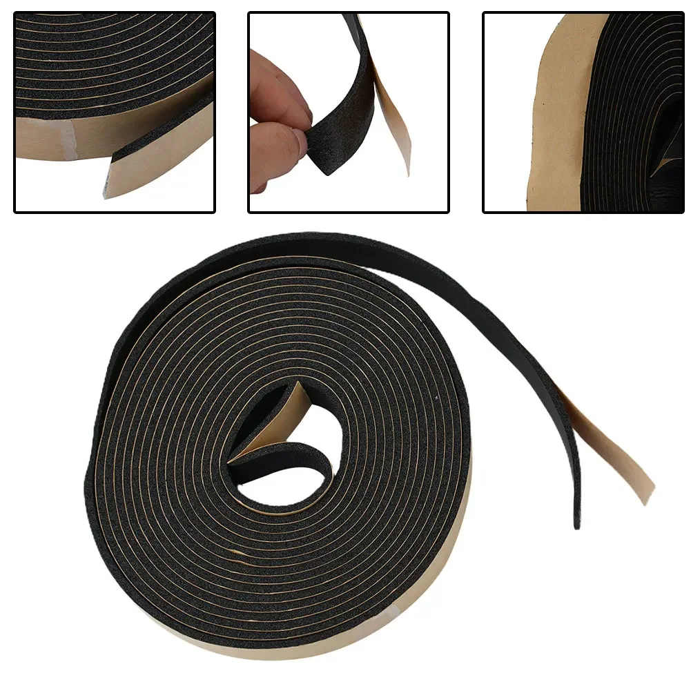 5M Car Side Door Glass Seal Weatherstrip Rain Visor Universal Sealing Strip Noise Insulation Anti-Dust Auto Interior Accessories