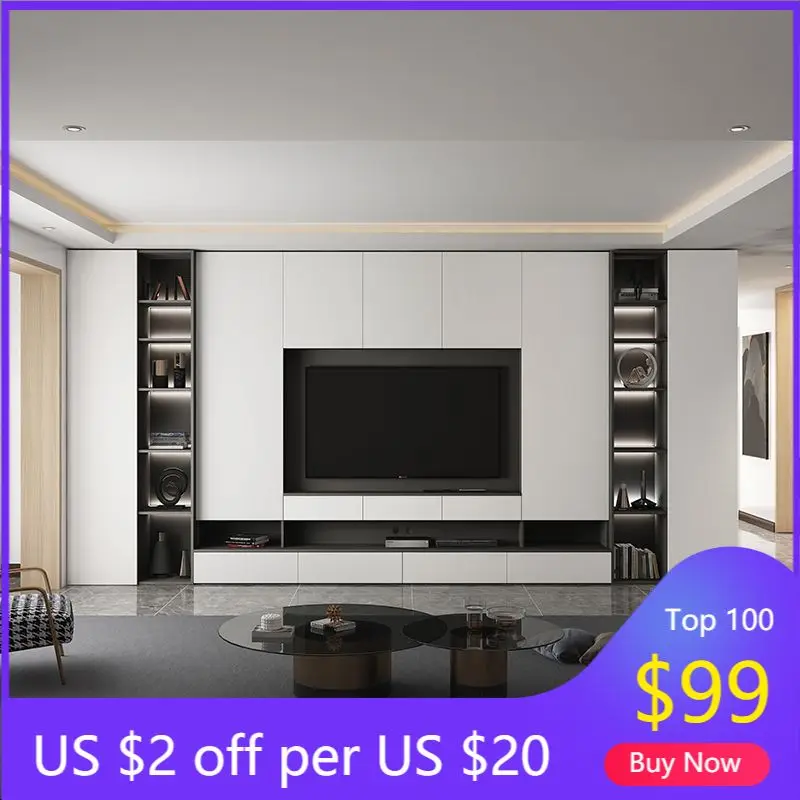 

STLF Modern TV Stand with Integrated Electric Fireplace & Remote Control
