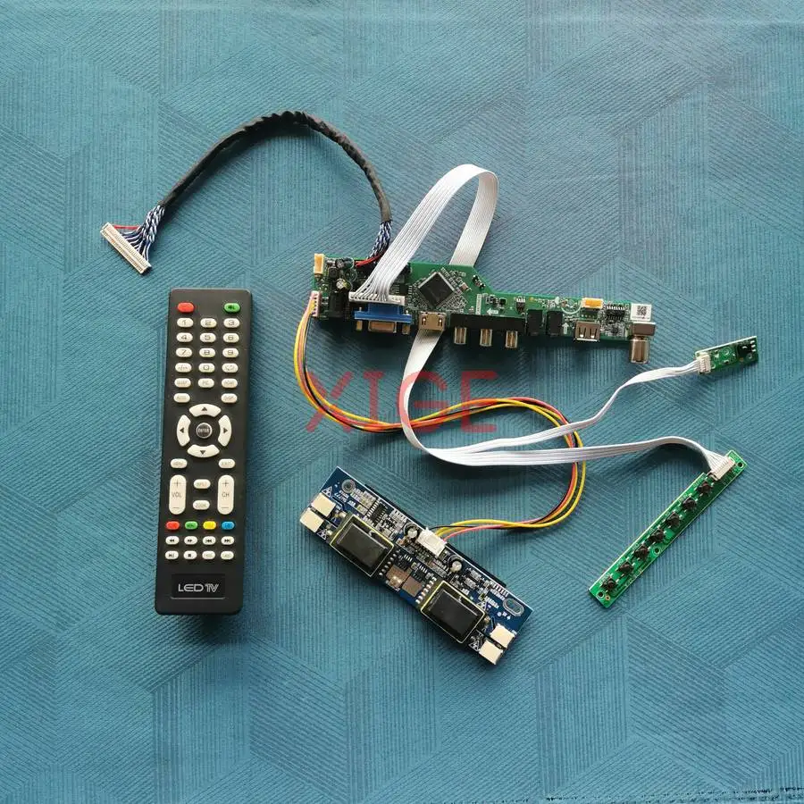 

Плата контроллера Matrix, совместимая с LM170E01 SVA170SX01TB LM170E02 LM170E03, 1280*1024, LVDS-30Pin, HDMI+VGA+AV+USB, 1280x1024, 4CCFL, DIY-комплект