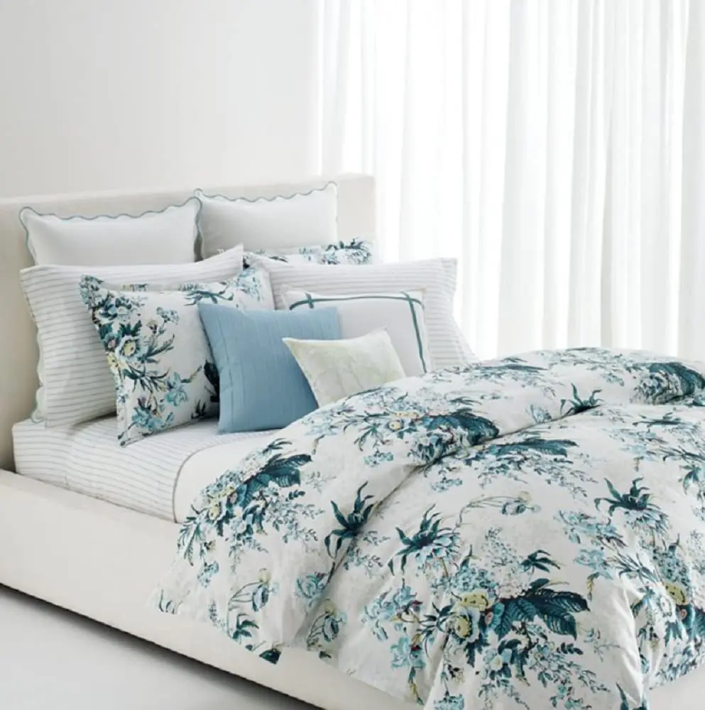Eden Botanical 3 Pc Duvet Cover Set 100% Cotton (King (U.S. Standard))