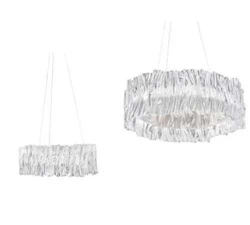 Moderne Acryl Kroonluchter Nordic Ring Hanglamp Voor Woonkamer Restaurant Keuken Ontwerper Kroonluchter