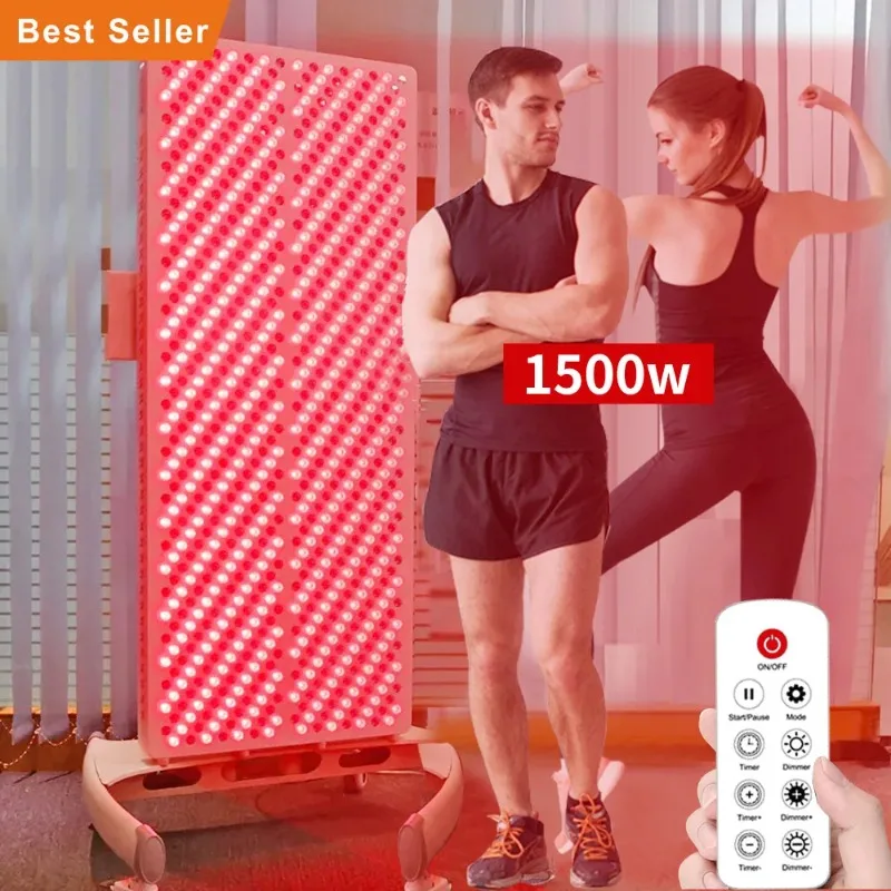 4 Wavelengths Led Light Therapy Near Infrared Lamp Panel 3000w Full Body Professional Led Light Therapy Red Light Therapy Panel