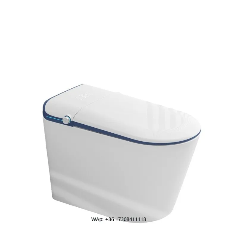 

Smart Toilet Automatic Flip Siphon Water Pressure Limit New English Version Includes Remote Control S-Trap for Home Bathroom Use