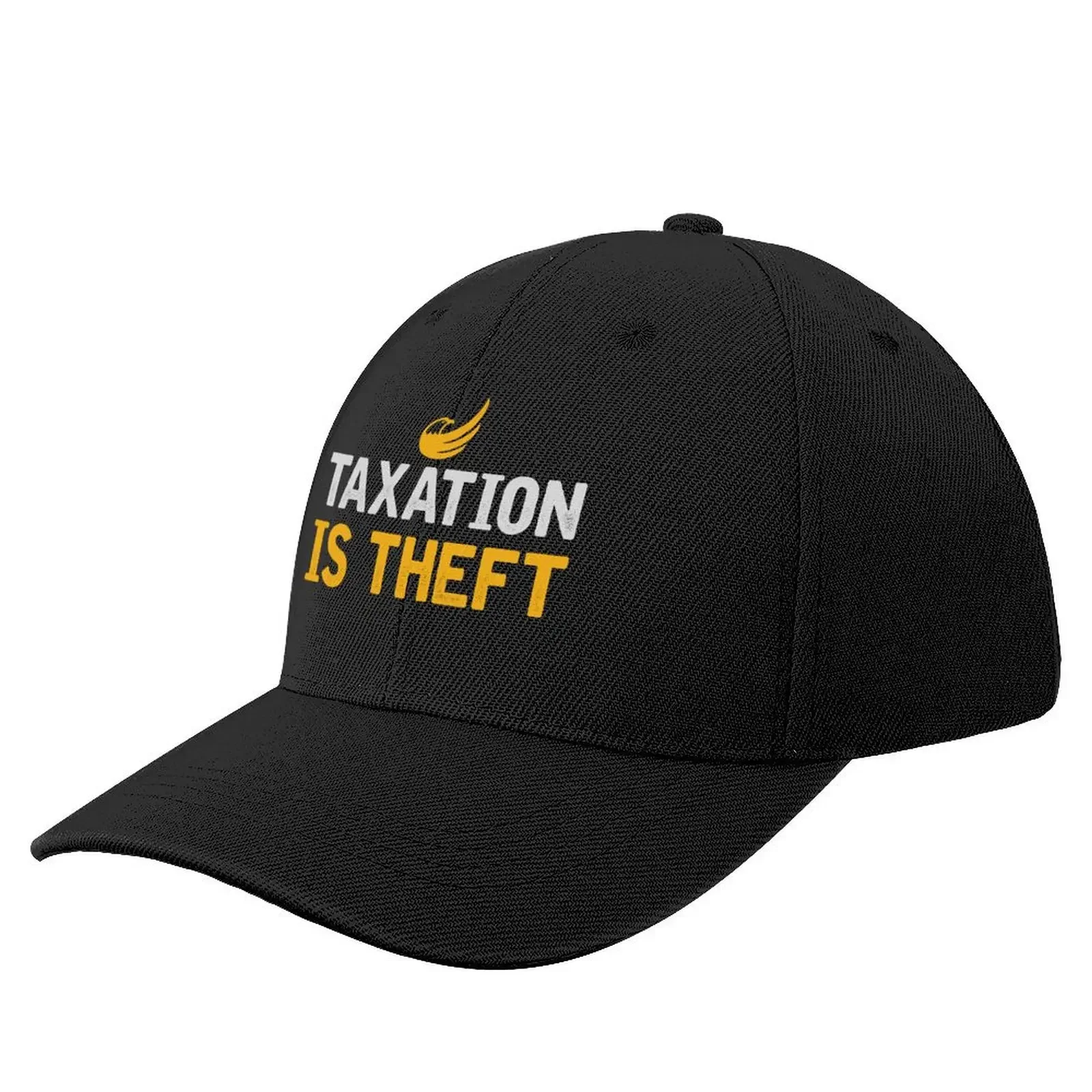 

Taxation is theft Baseball Cap |-F-| dad hat Big Size Hat Golf Cap Elegant Women's Hats Men's