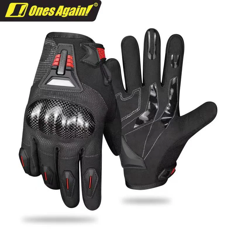 

Winter Ones Again! MG07P-CF Motorcycle Riding Gant Moto Men Autumn Waterproof Warm Carbon Fiber Protective Motocross Gloves