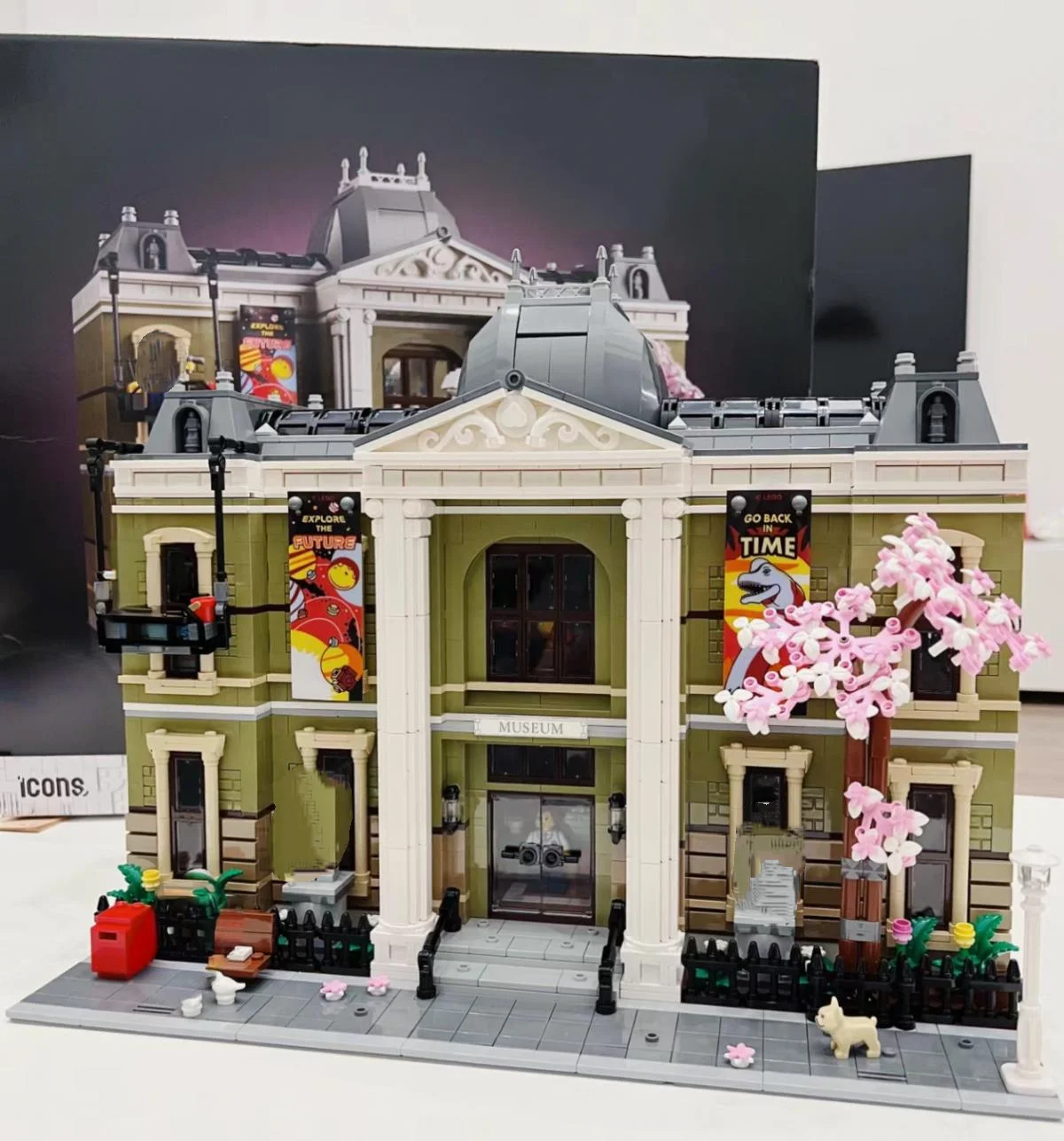 2024 New Icons Natural History Museum 10326 Biggest Modular Building Set Architecture Street View Building Blocks Toy Kids Gift