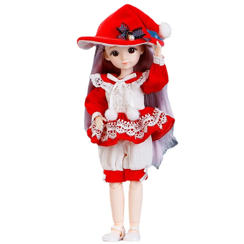 30 ซม.น่ารักLolitaเจ้าหญิงตุ๊กตา 1/6 BJD Kawaiiชุดเจ้าหญิงชุดข้อต่อร่างกายเคลื่อนย้ายได้เด็กเล่นHouseแต่งตัวของเล่นของขวัญ