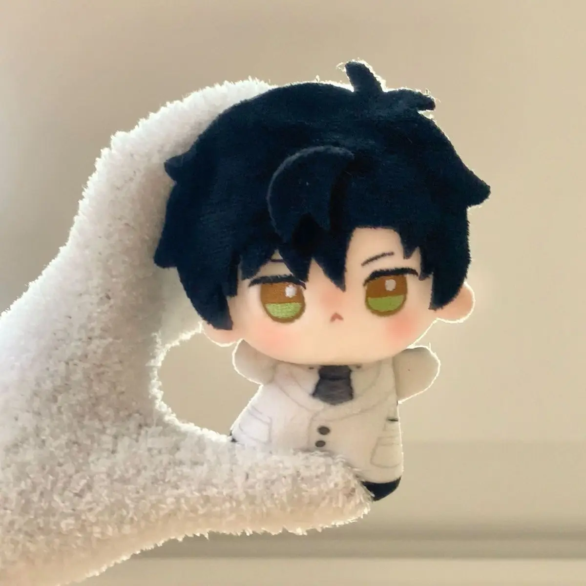 Anime Love And Deepspace Xavier Sylus Rafayel Zayne Cosplay dibujos animados relleno 10cm juguetes ornamento Maumet marioneta regalo de Halloween